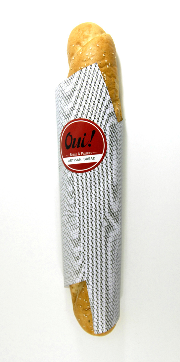 Oui! Bread & Pastries #page #stationary #packaging #design #& #oui #pastries #direction #corporate #brand #p #identity #for #art #web #bread