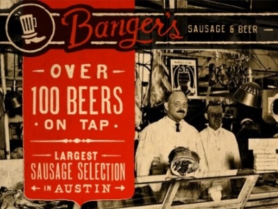 Banger's Austin #lettering #design #texture #website #type #web