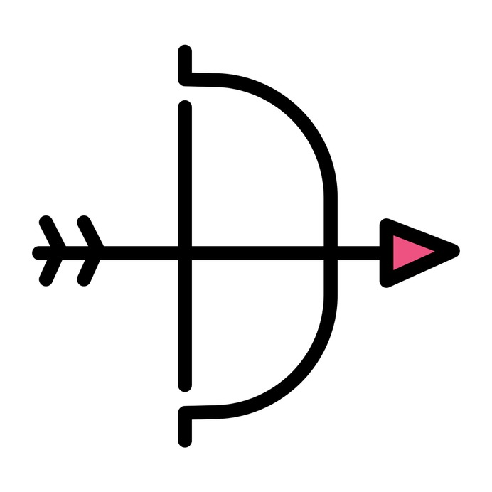 See more icon inspiration related to bow, cultures, sports and competition, hunter, bow and arrow, archery, hunting, weapon, sport, arrow and arrows on Flaticon.