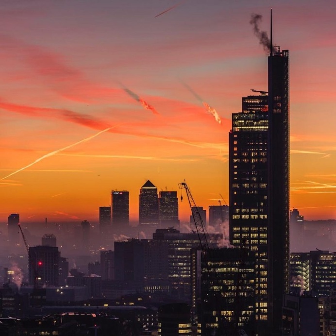 London From The Rooftops by James Burns