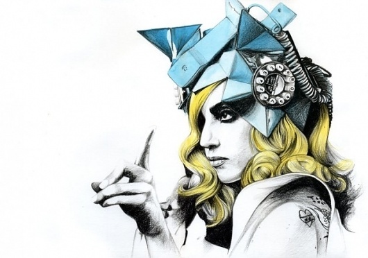 Caroline Andrieu Fashion Illustrations – Illustration inspiration on MONOmoda #fashion #illustration #gaga #lady