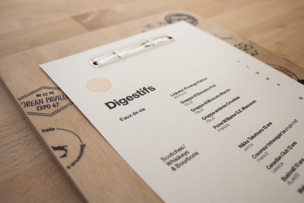 Projet 67 on Behance #menu