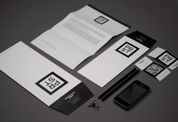 ProStudio Branding on Behance #stationary #card #letter #identity #glitch #envelope #personal #pencil #paper