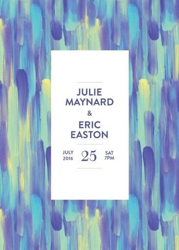 This groovy wedding invitation design comes in three colours. What colour would you pick? #paperlust #weddinginvitation #weddinginspiratio