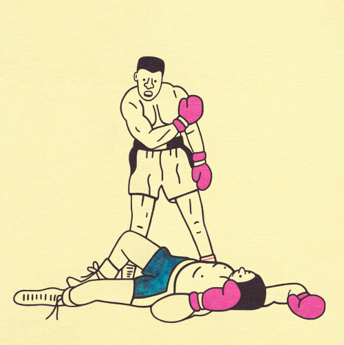Gangster doodles #illustrations #muhammadali #muhammad #simple