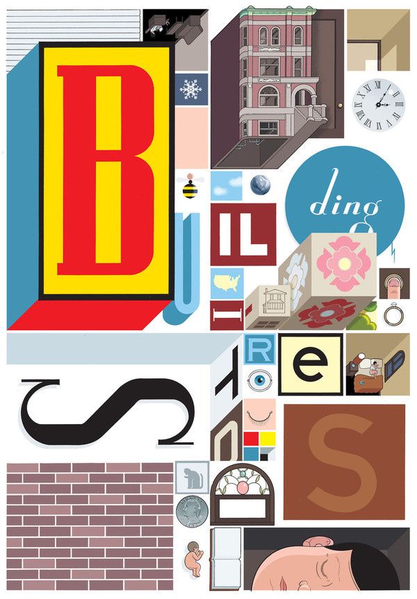 Building Stories — Chris Ware #cartoonist #chris #book #cover #illustration #typeography #ware #comics