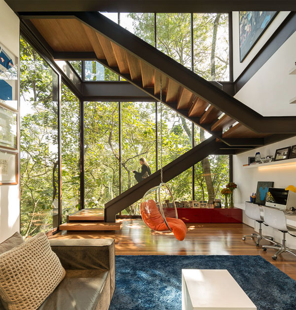 Contemporary Residence Interior in Brazil - #architecture, #house, #home