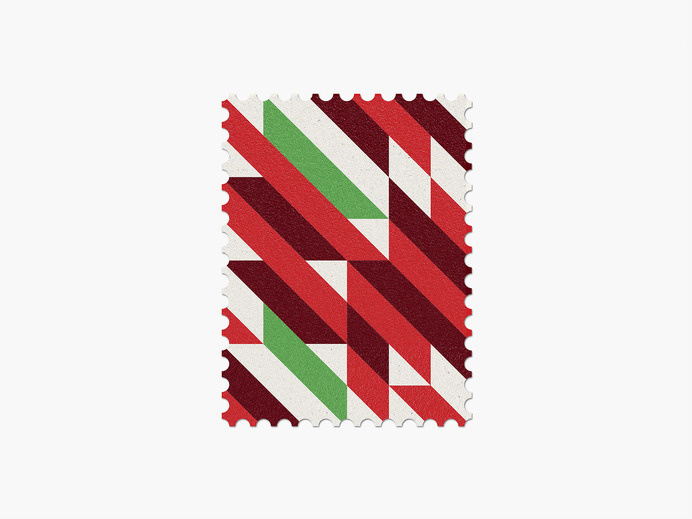 Portugal #stamp #graphic #maan #geometric #illustration #minimal #2014 #worldcup #brazil