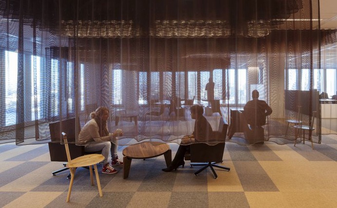 De Rotterdam interior by Studio Makkink & Bey and Group A #office #rotterdam #colourful #pixel #design