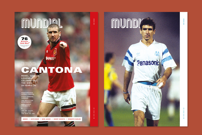 Manchester United Legend Eric Cantona Covers Ninth Issue of 'MUNDIAL'