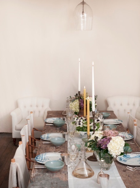 Gwyneth Paltrow, Rose Uniacke, Easter Table Setting, Remodelista #layout #table