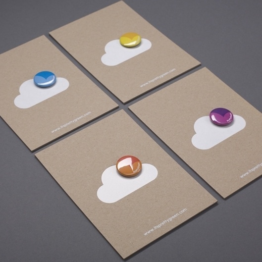 Pretty Green / Design / Design Friendship #friendship #sun #badge #cloud #design #pretty #attached #leaflet #green