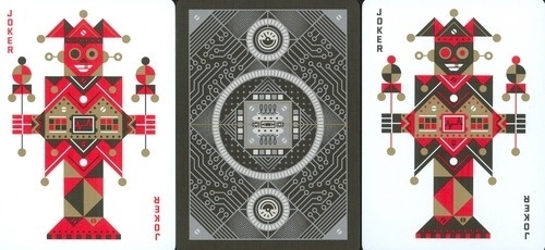 Customer Image Gallery for Bicycle Robocycle Playing Cards 2 Deck Set 1 Blue & 1 Black Deck #luke #card #playing #robocycle #joker #bott #cards