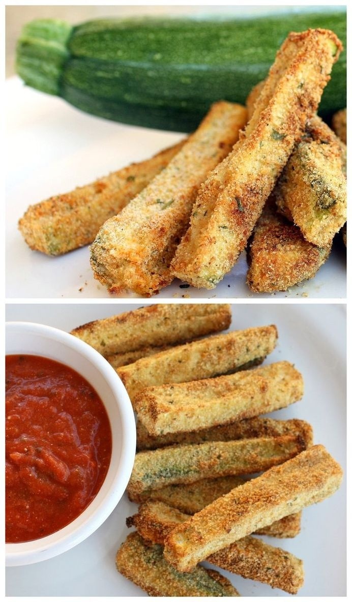 Baked Zucchini "Fries" #potato