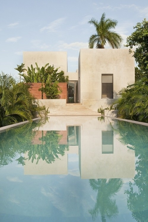 CJWHO ™ (Casa de Campo, Seyé, Yucatán, Mexico by Reyes Ríos...) #mexico #design #pool #architecture #residence #luxury