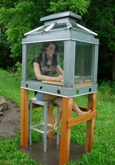 Outdoor Study | CMYBacon #outdoor #desk #study