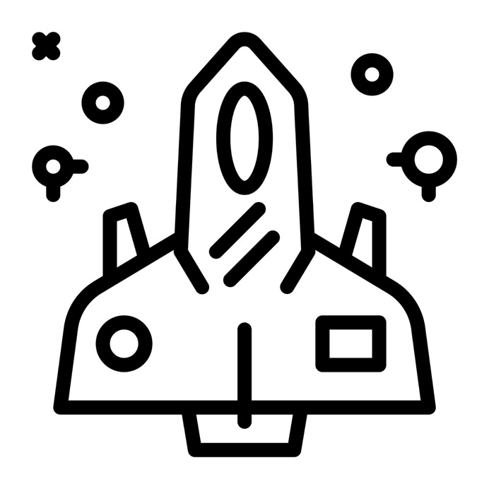 See more icon inspiration related to space, spacecraft, aeronautics, space shuttle, transportation, galaxy and transport on Flaticon.