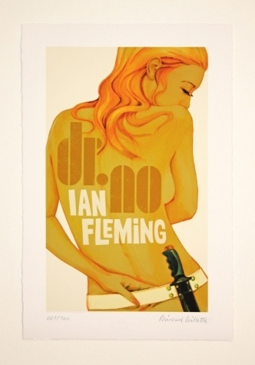Awesome Robo!: 15 James Bond Pinup Prints By Michael Gillette #bond #james #poster #film #007