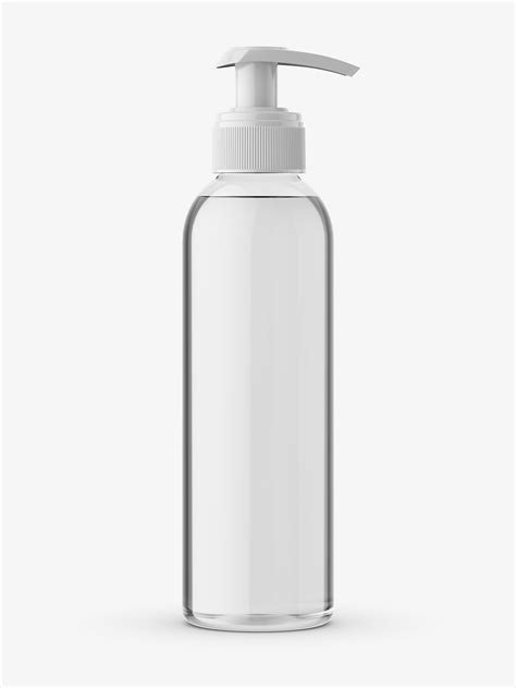 We are sharing today a photoshop generated dispenser / pump bottle mockup templates that can be used to showcase liquid hand wash labels, liquid shampoo, hair oil, hand. Transparent cosmetic bottle with pump mockup - Smarty Mockups