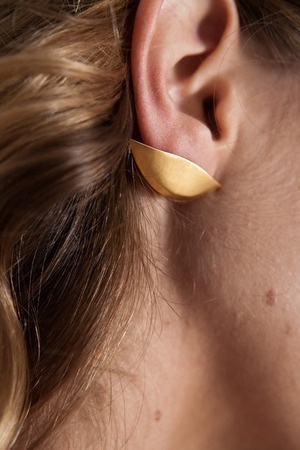 lobe earrings #earring #gold