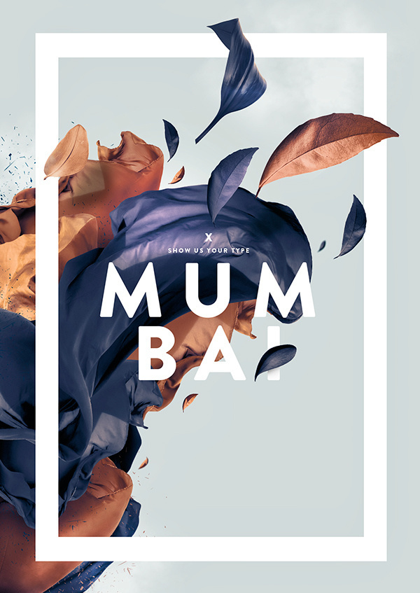 Mumbai by Fabian De Lange #design #graphic #poster #type #typography