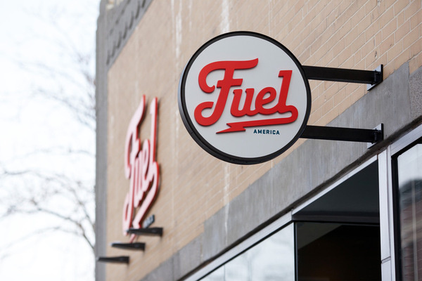 Fuel Signage by Commoner, Inc. #sign #logo #signage