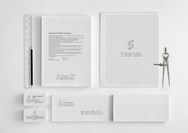 Struktura on Branding Served #identity #stationery