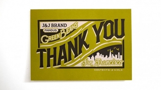 James T. Edmondson #you #card #letterpress #thank #type