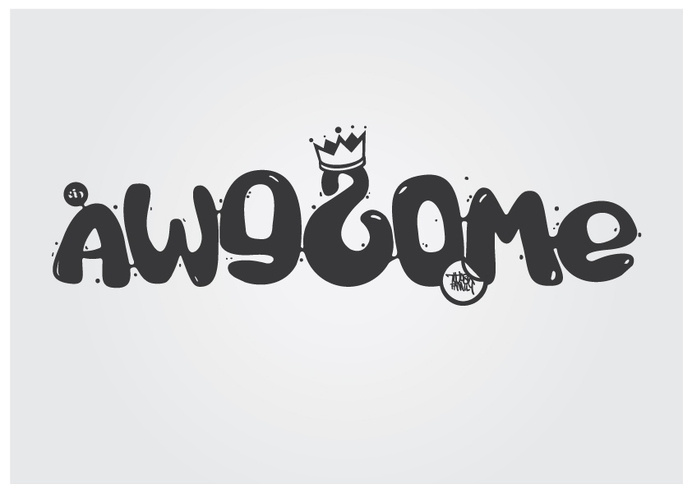 awesome by kic #logo #design #typography