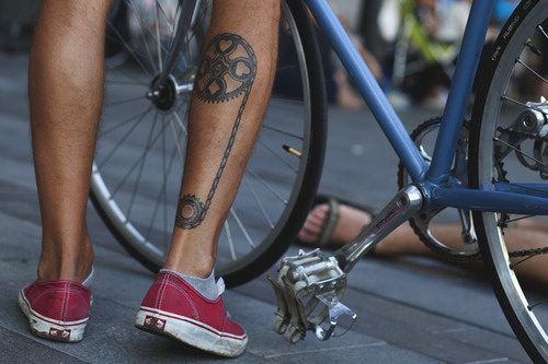(4) bike chain | Tumblr #bicycle #tattoo #chain #bike