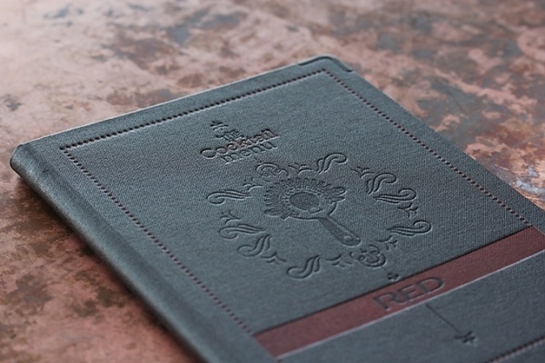 Art of the Menu: Red #menu #letterpress