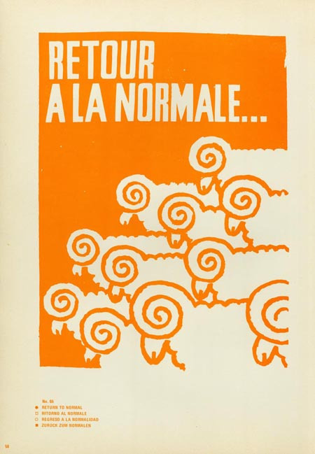 Return/Normal #paris #print #protest