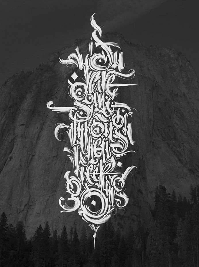 Calligraphy collection: year one by Taras Makar
