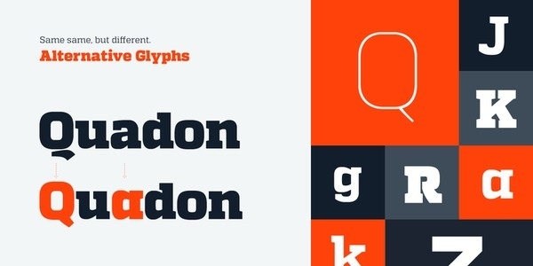 Quadon Webfont #typography