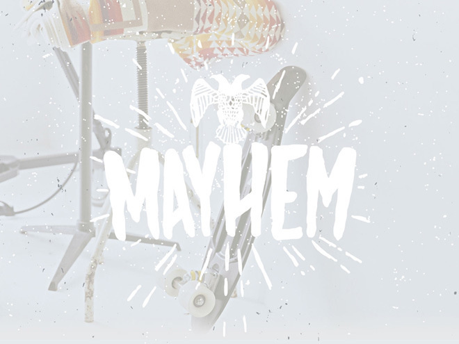 Mayhem : Simple Hand-drawn Font