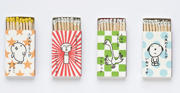 Kokeshi MatchesÂ The Dieline #packaging