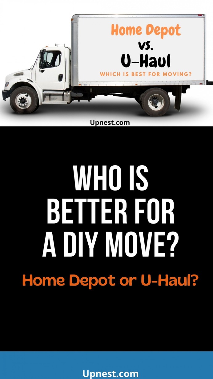 Comparing U-Haul to Home Depot For Moving Trucks Infographic