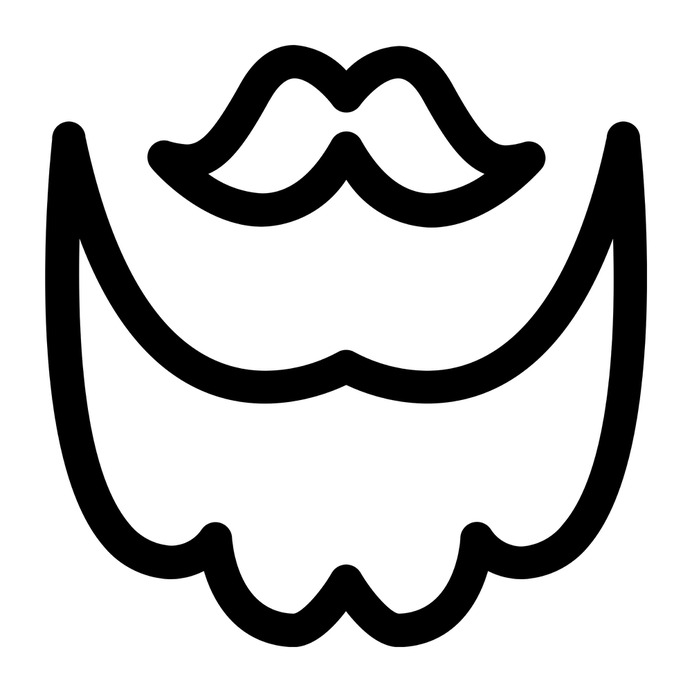 See more icon inspiration related to beard, hair, mustache, miscellaneous, mustaches, costume and shapes on Flaticon.