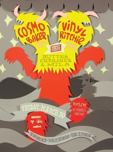Native Presents: Cosmo Baker and Vinyl Ritchie | Native Shoes #design #poster