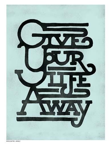 Sevenly | People Matter Cause #type #lettering