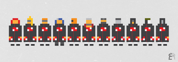 Mini Pikzels #edzel #pixel #black #rubite #chronicles #akatsuki #naruto #sknny #shippuuden