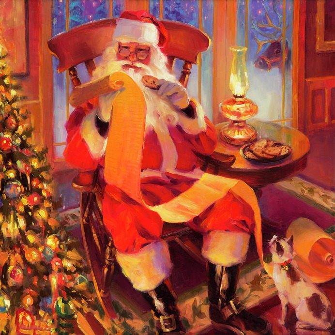 christmas paint by number & step by step easy christmas paintings #painting
