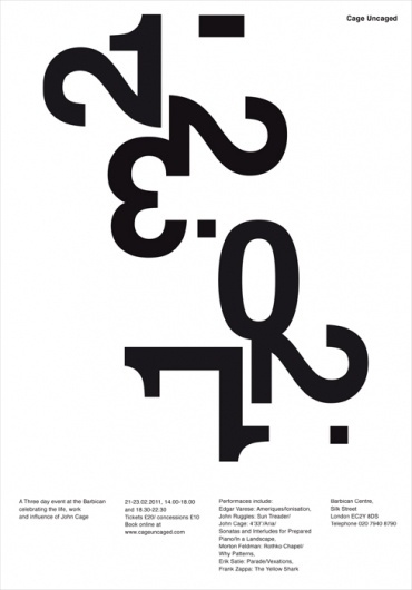 Cage Uncaged - Jacek Rudzki portfolio #poster #typography