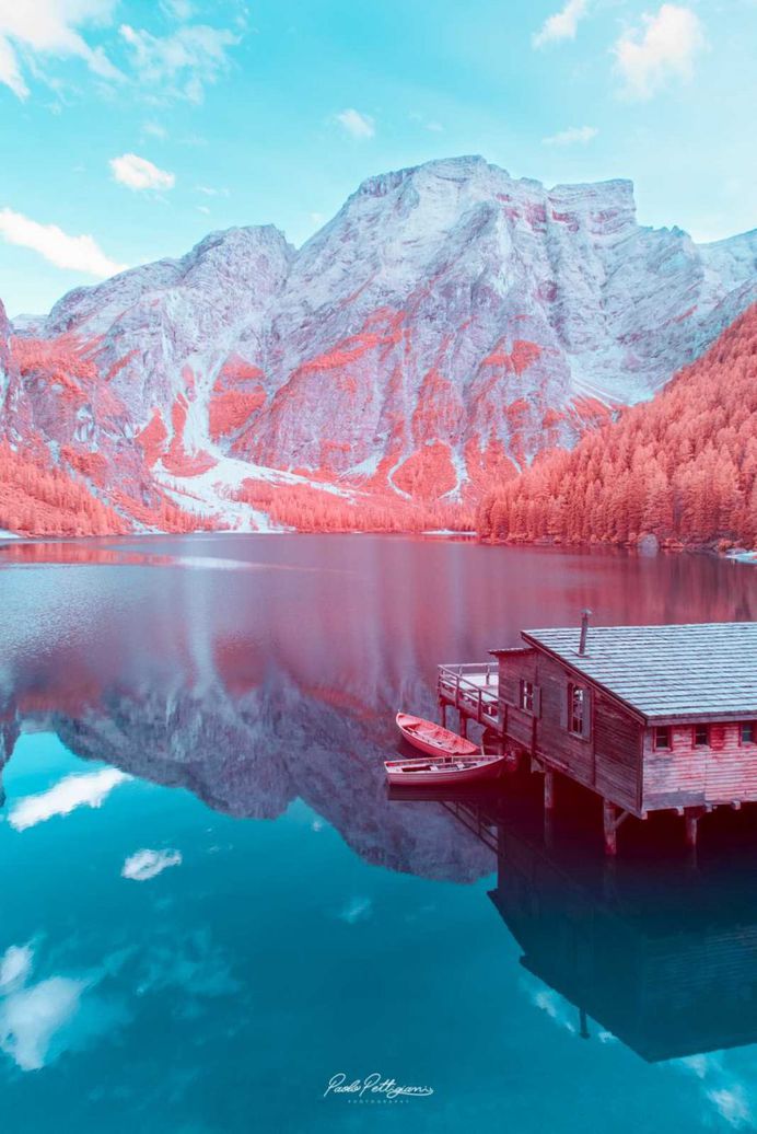Infrared Dolomites: Dreamlike Colorful Photography by Paolo Pettigiani