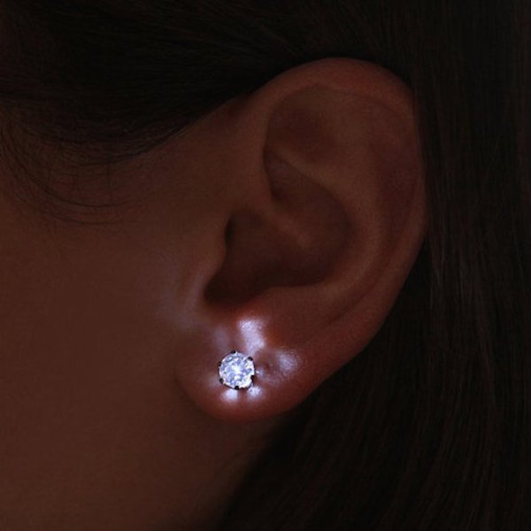 Night Ice LED Crystal Earrings #tech #flow #gadget #gift #ideas #cool
