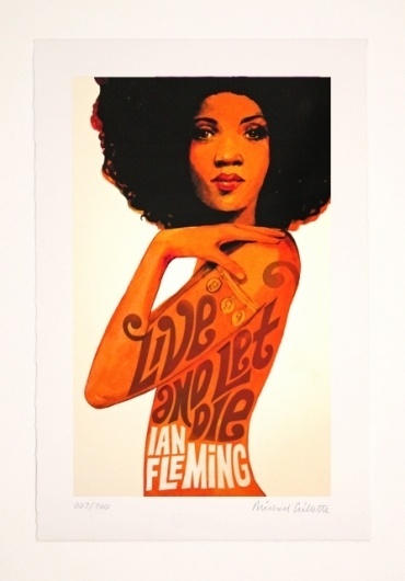 Awesome Robo!: 15 James Bond Pinup Prints By Michael Gillette #bond #james #poster #film #007
