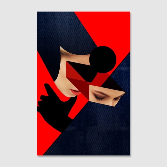 #Elegant poster designed by Jerald Saddle #poster #fashion #graphicdesign #collage