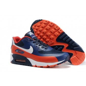 Nike Air Max 90 Shoes Hyperfuse Prm Mens Dark Red