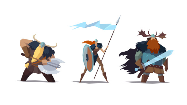 RTS game Visual Development on Behance #illustration