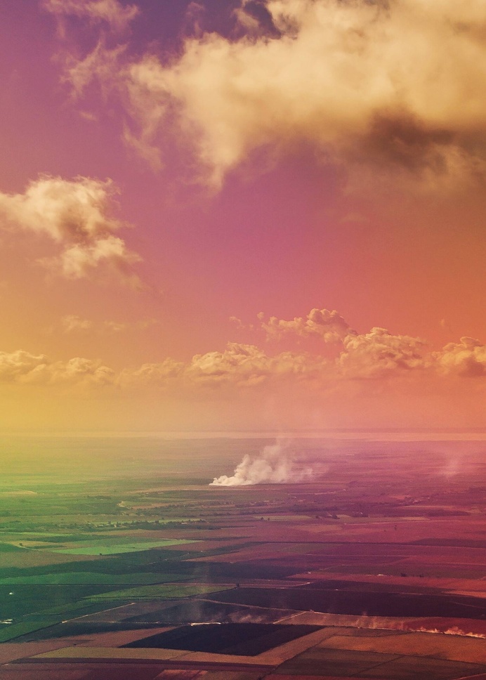 Field #landscape #rainbow